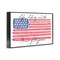 Stupell Industries All American Patriotic Phrase Framed Giclee Wall Art Design by Darlene Seale